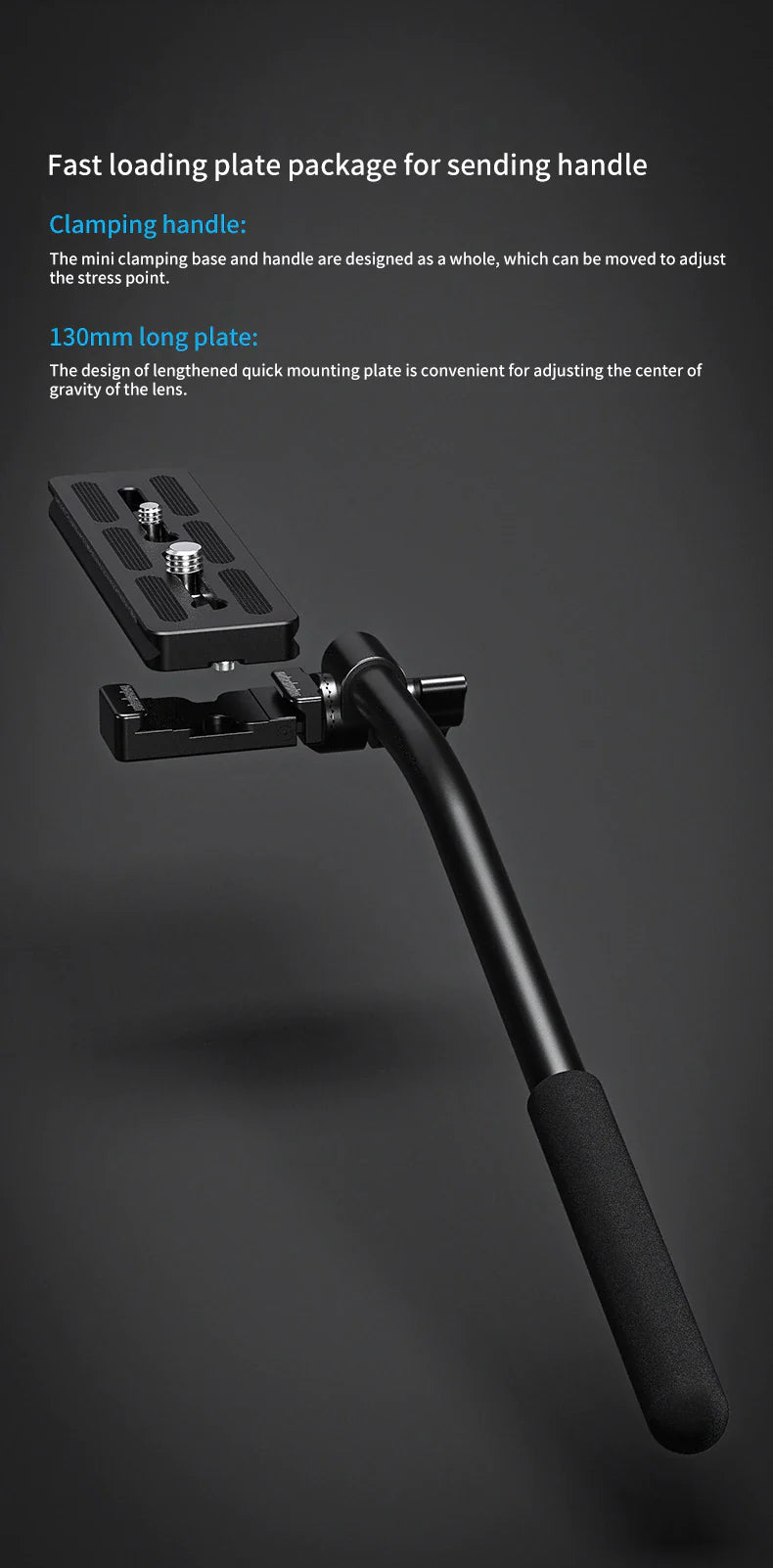 Leofoto LBH-80 Double Sphere Ball Head + QR Plate | Spherical Gimbal | Arca Compatible