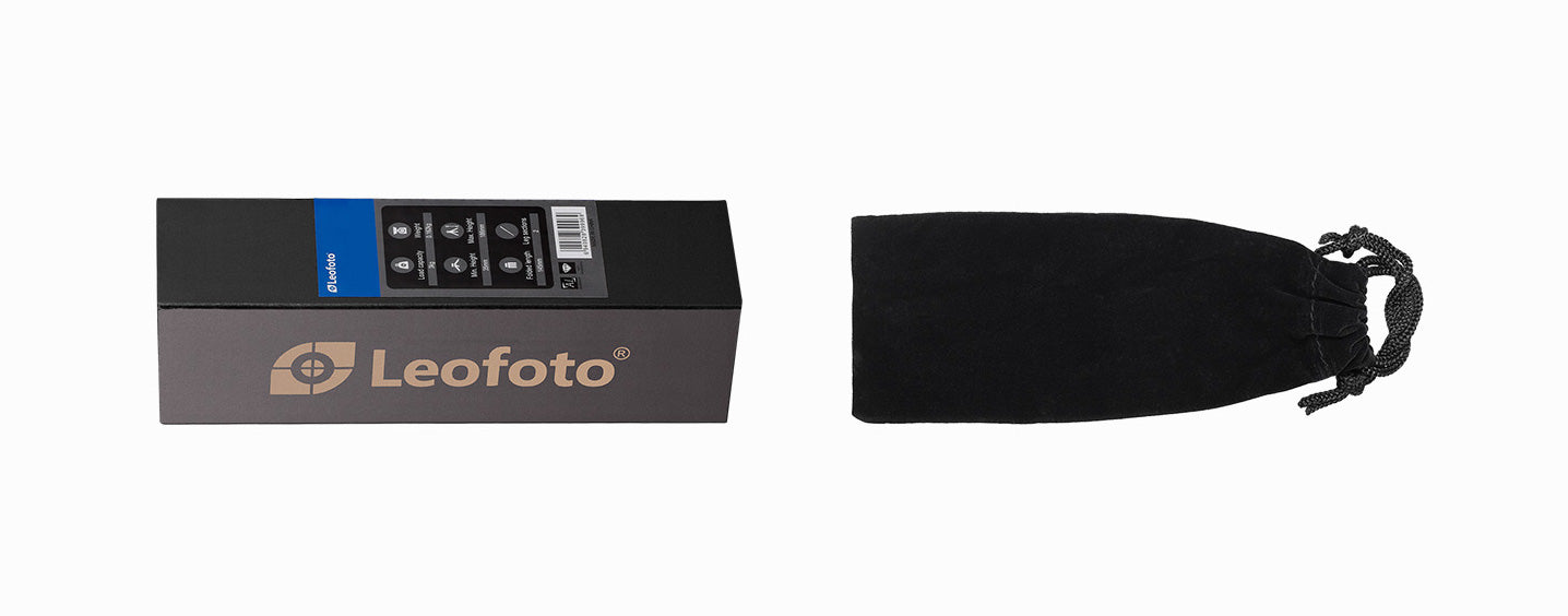 Leofoto MT-04 Folding Aluminum Mini Tripod with Bag