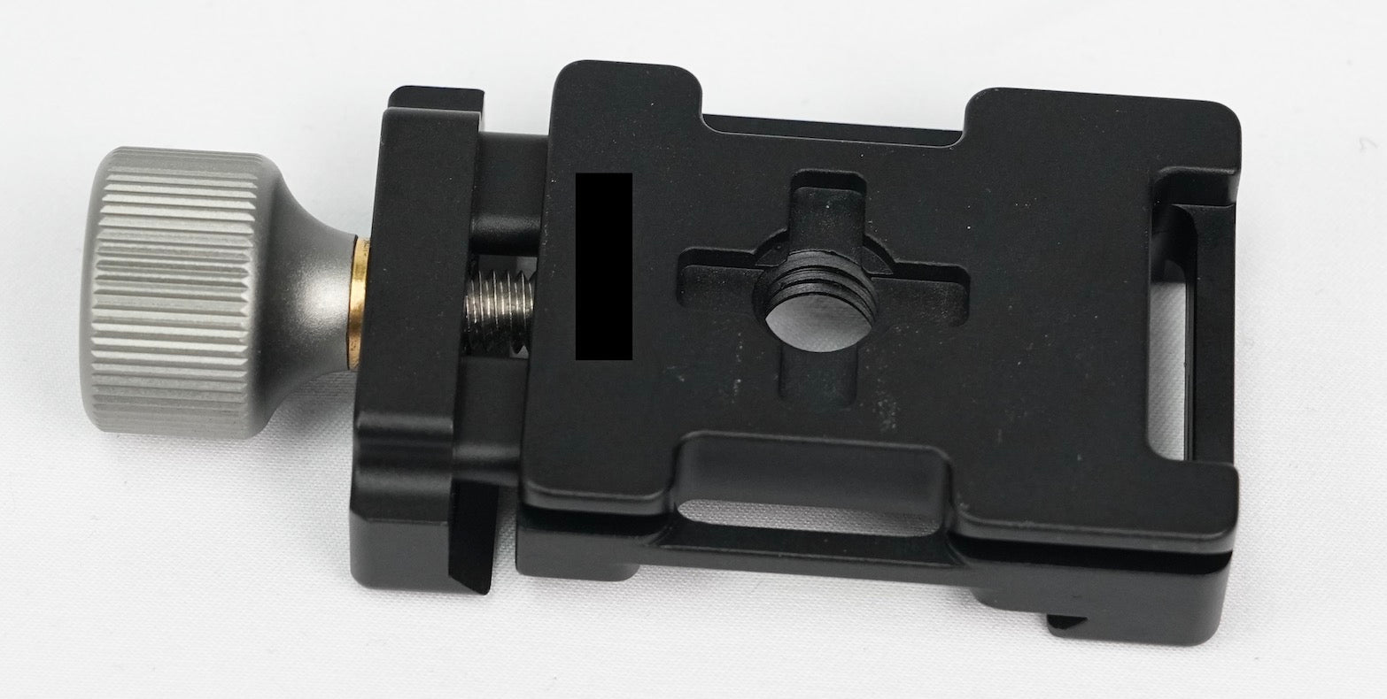 Leofoto DC-38Q 38mm Screw-Knob Clamp W/ BPL-50N Plate /W Strap Slot