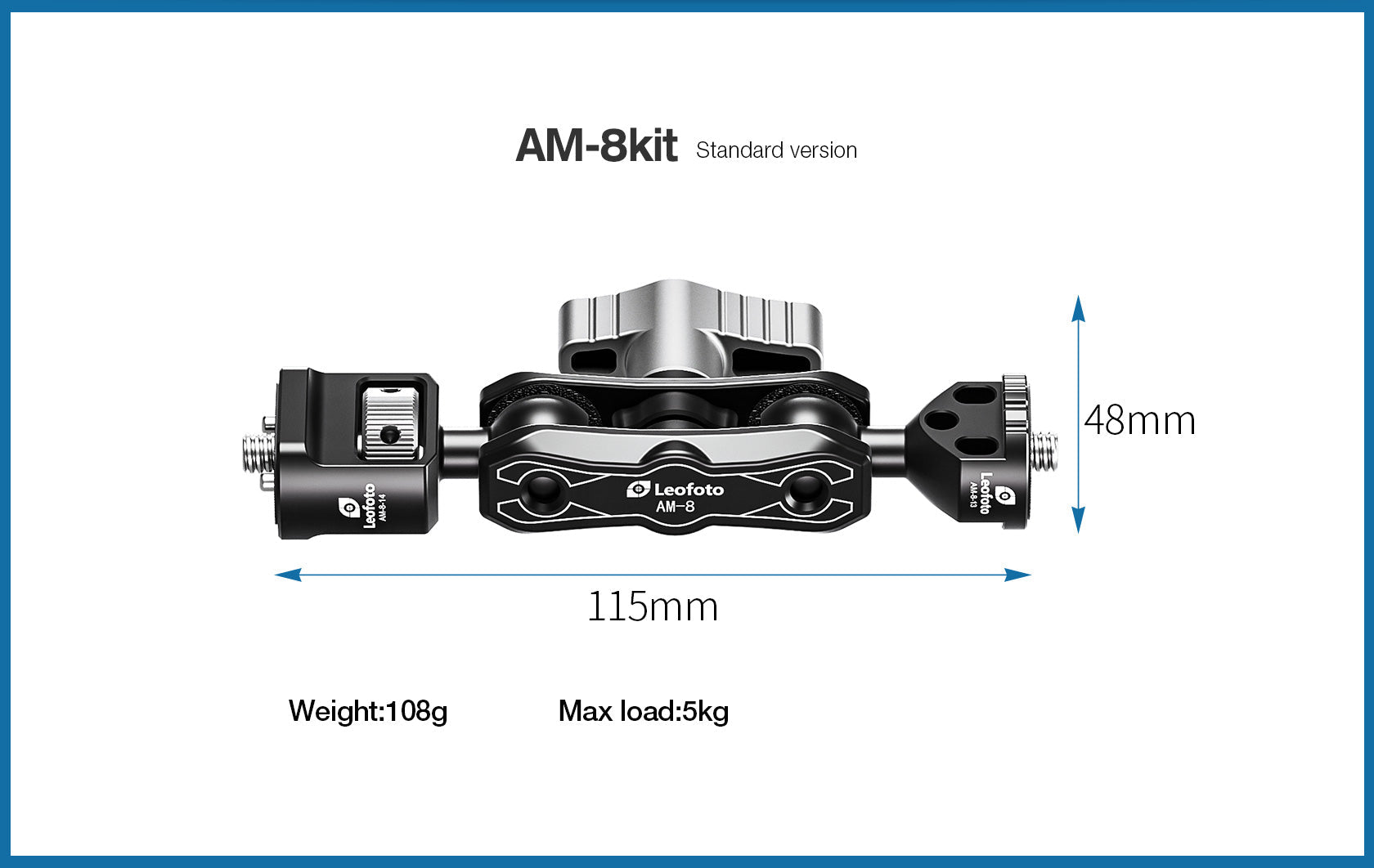 Leofoto AM-8 Professional Magic Arm Kit